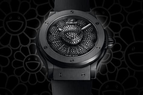 hublot classic fusion takashi murakami all black|hublot takashi murakami price.